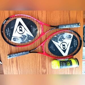 2 Tennis Racket Set With Balls NWT